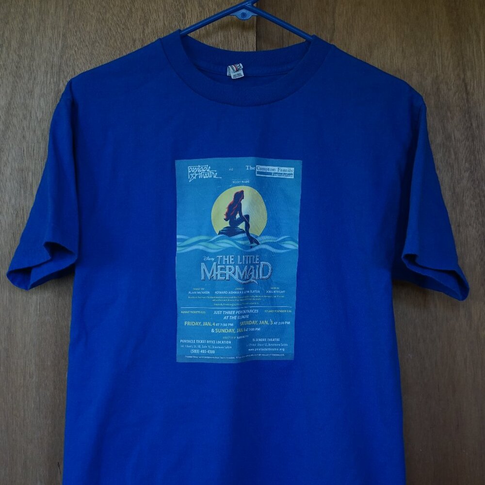 Alstyle Pentacle Theater Disney The Little Mermaid Unisex Medium T-Shirt
